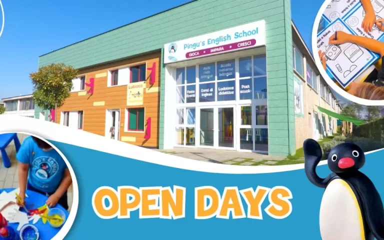 Open Days Asilo Nido e International Kindergarten: scopri il mondo di Pingu’s English San Giuliano
