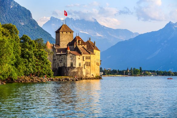 Il Castello di Chillon sul Lago di Ginevra